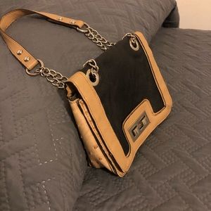 Tan & Black Purse